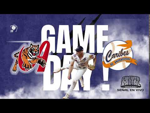 Tigres de Aragua Vs Caribes de Anzoategui
