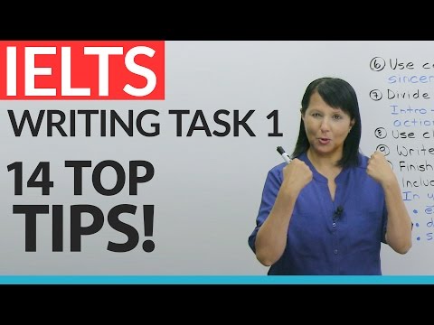 IELTS General: Writing Task 1  – 14 Top Tips!