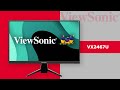 ViewSonic 24” VX2467U Monitor