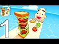 Sandwich Runner Gameplay Walkthrough Part 1 New Mobile Game Tutorial Android IOS