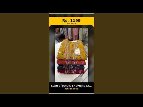 Elan Studio E 17 Ombre Lawn Collection – product video thumbnail