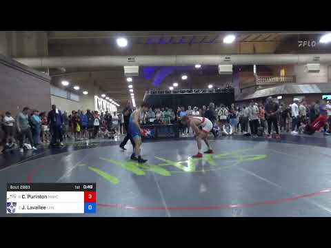 74 Kg Cons 4 - Collin Purinton, Sunkist Kids Wrestling Club Vs Joey Lavallee, Lehigh Valley Wrestl