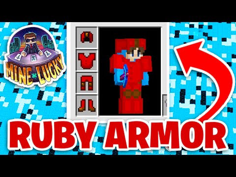 Unlock Ultimate Ruby Armor in MineLucky Prison #6