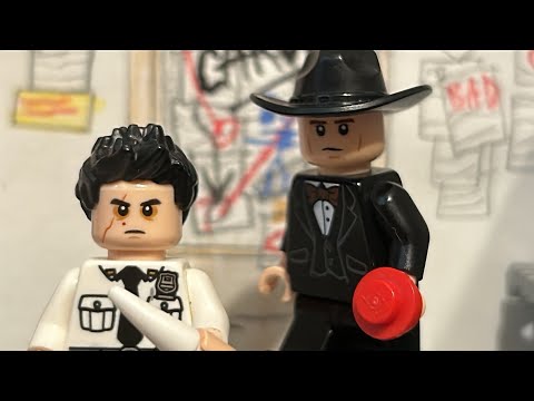It's Always Sunny in Philadelphia "Pepe Silvia" scene in LEGO