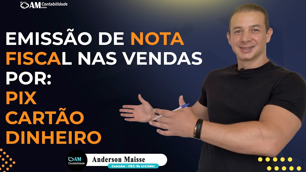 SOU OBRIGADO A EMITIR NOTA FISCAL PARA PAGAMENTOS NO CARTÃO, PIX E A VISTA?