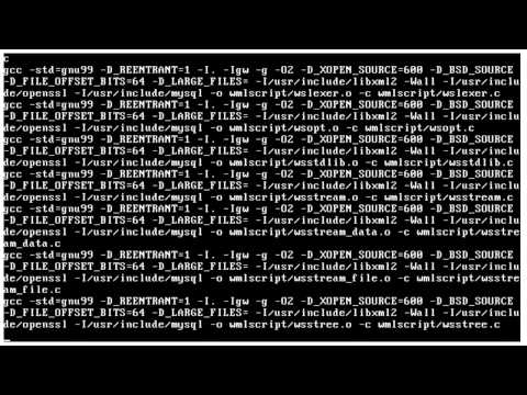 kannel compiling and lamp installation