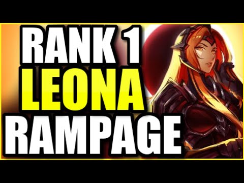 S+ LEONA RAMPAGE FROM THE #1 LEONA IN THE ENTIRE WORLD! (HOW TO CARRY EVERY GAME)