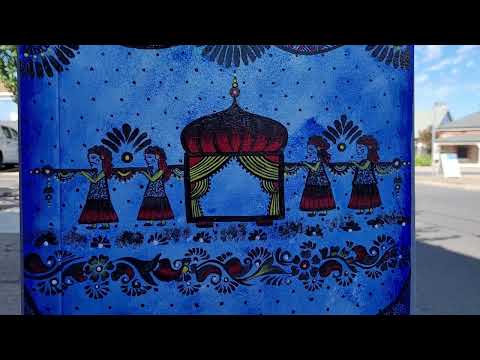 Paint Ya Pole - Amrit and Ravneet's Stobie pole art