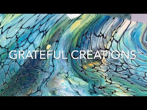 Beachy Sheleeart Swipe with Art Alchemy Opals