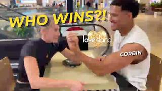I CHALLENGED CORBIN FROM LOVE ISLAND TO ARM WRESTLE