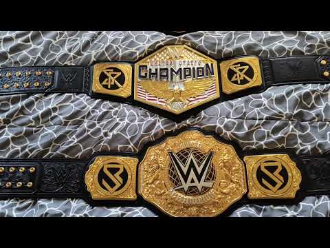 3 Releathered WWE Belts + 3 Different Sets of Seth Rollins Side Plates