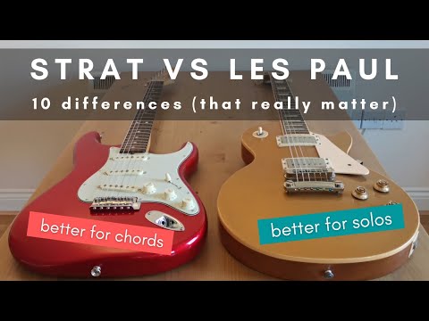Stratocaster vs Les Paul - What are the differences?