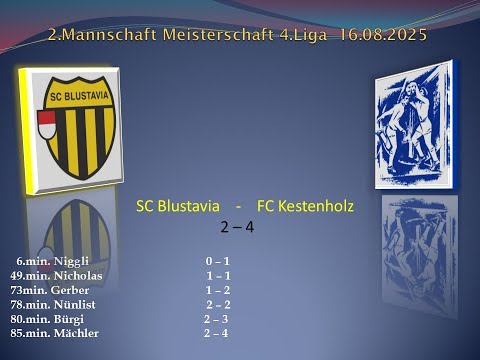 ".Mannschaft Meisterschaft 4.Liga SC Blustavia - FC Kestenholz