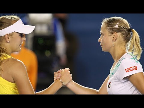 Jelena Dokic vs Caroline Wozniacki 2009 Australian Open R3 Highlights