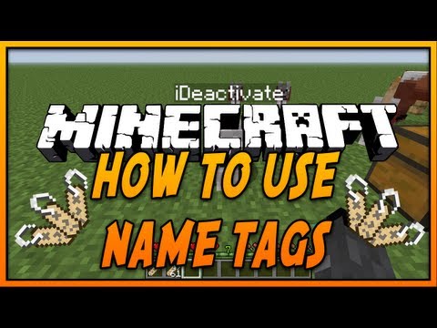 ✔ How To Use Name Tags in Minecraft