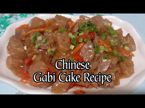 Chinese Gabi Cake Recipe [Chinese Taro Cake Recipe] / Easy and Quick Recipe