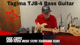 Video thumbnail for Taking a Look at a  Tagima  TJB- 4 Electric Bass Guitar by Paul Capps
