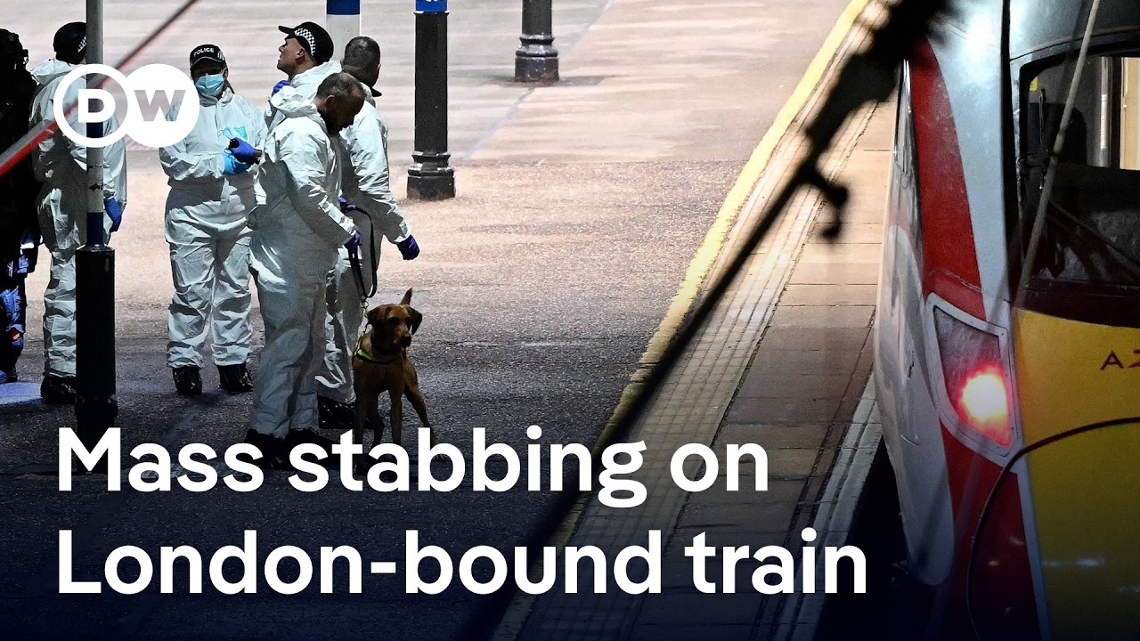Two men arrested after mass stabbing attack on London-bound train | DW News
