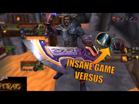 INSANE GAME versus WARRIOR DRUID with GREEN GEAR