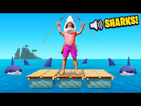 I Got STUCK on a RAFT! (Survival)