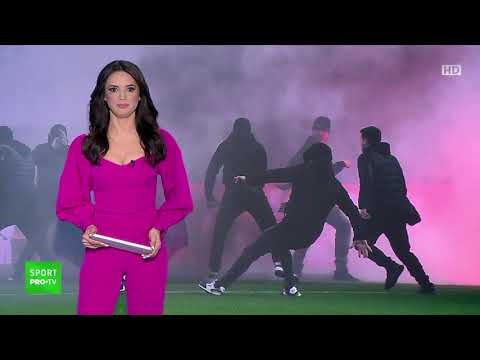 Bătaie ca în Vestul Sălbatic la Dinamo - UTA! Arcul de Triumf arată ca după bombardament