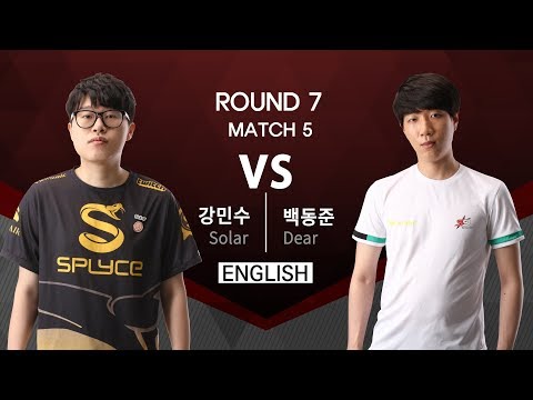 [SSL Premier S2] 170814 R7 Match 5 Solar vs Dear