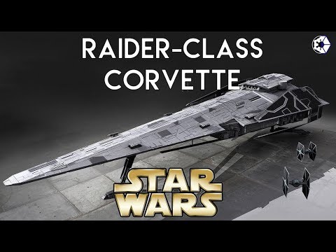 The Raider Class Corvette, a mini Venator without fighters - Ship Overview