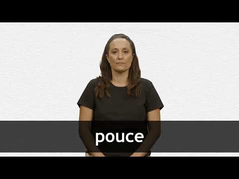 How to pronounce POUCE in French