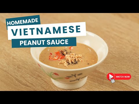 How to Make Vietnamese Peanut Sauce – Perfect for Spring Rolls!