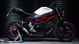 Exhaust Sound - Suzuki SV650 GP Half System with Carbon Fibre Silencer Cobra Sport Exhausts