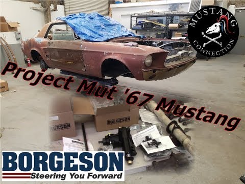 Borgeson Power Steering Conversion 1967 Ford Mustang Desert Save Project Mut