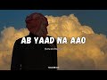 Ab Yaad Na Aao Rehne Do Slowed And Reverb Nasheed Tabeeb E Qalb