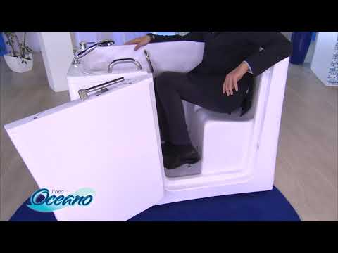 Entrata ed uscita dalla vasca con sportello