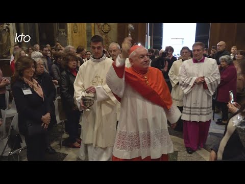 A Rome, le cardinal Aveline prend possession de sa paroisse