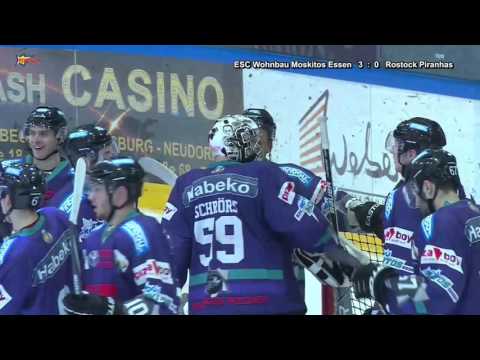 Saison 2015/16 - Wohnbau Moskitos Essen vs Rostock Piranhas - Oberliga Nord - 19.02.2016