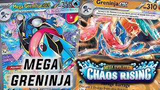 𖣘 Mega Greninja ex EXPLOTA el Metagame | Pokémon TCG Chaos Rising