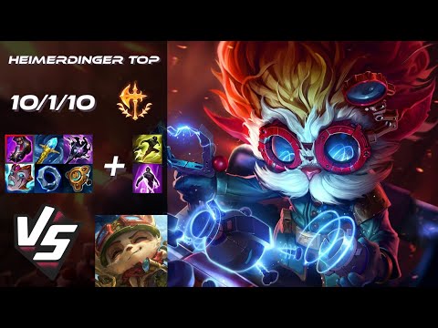 TOP Heimerdinger vs Teemo - EU Challenger Patch 25.S2.2