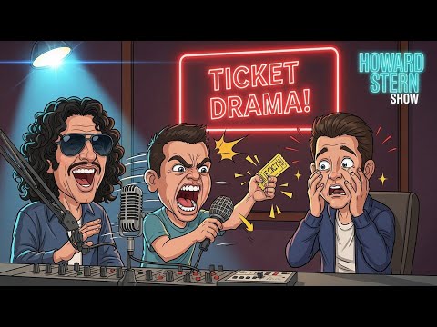 Eric the Actor Explodes Over Event Tickets 😡 Chaos at Howard Stern Studio | The Howard Stern Show