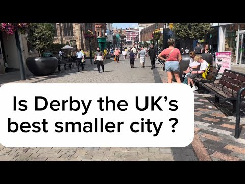 Exploring Derby Town Centre | Walking Tour of Derby, UK 🇬🇧 @DerbyEdits 