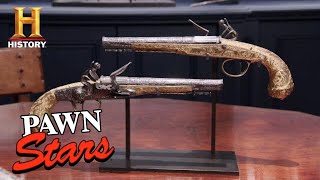 BIG MONEY FOR RARE SCOTTISH PISTOLS (Season 17) | Pawn Stars