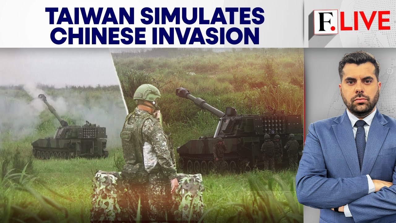 Taiwan Tests Coastal Rockets and Artillery Amid China's Pressure | Firstpost Live