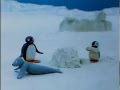 Pingu Is Playing With Snow And Successfully Make The Snowman HQ