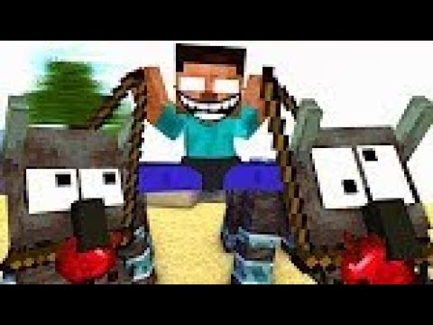 Monster School: Pillager Raid CHALLENGE - Minecraft Animation (Resubido)