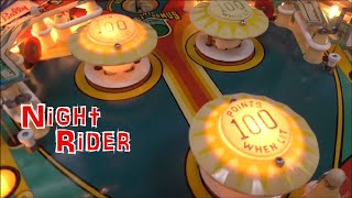 Repairing Bally's Night Rider E.M. Pinball Machine - Under The Playfield, & Pop Bumpers
