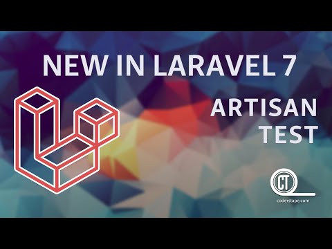 New In Laravel 7 e05 Artisan Test