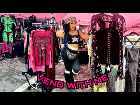 VEND WITH ME @ A Y2K MARKET ♡ me vs. hurricane season 