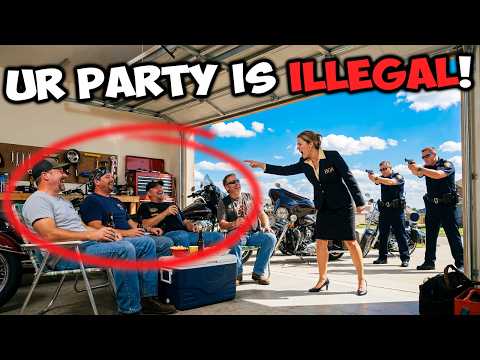 HOA Called 911 On My Garage Party.. Everyone Inside Was Off-Duty Police Officers!