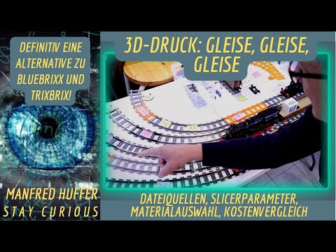 3D-Druck: Gleise, Gleise, Gleise - Geraden und Bögen