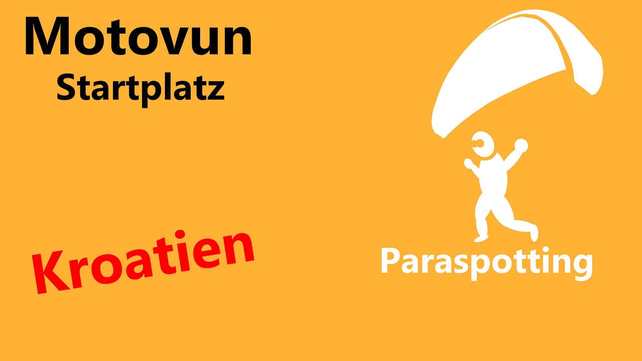 Startplatz Motovun Istrien Kroatien | Paraspotting