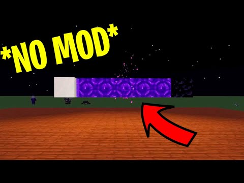 Minecraft Cursed Nether portal *Without any MOD* | #short